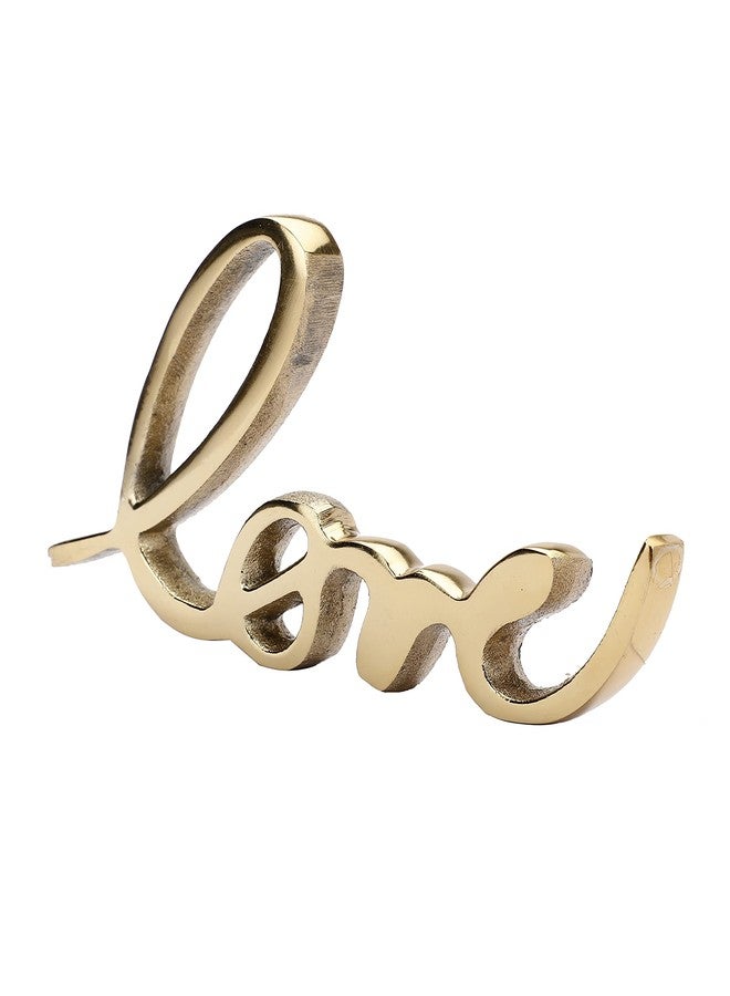 Heyearth Tabletop Freestanding Love Sign |Decorative Metal Words Home Decor |Centerpiece Words |Decorative Metal Word Signs |Table Artifact |Figurine Fengshui Vastu Lucky|Alphabet Sign|Valentine's Day - Image 4
